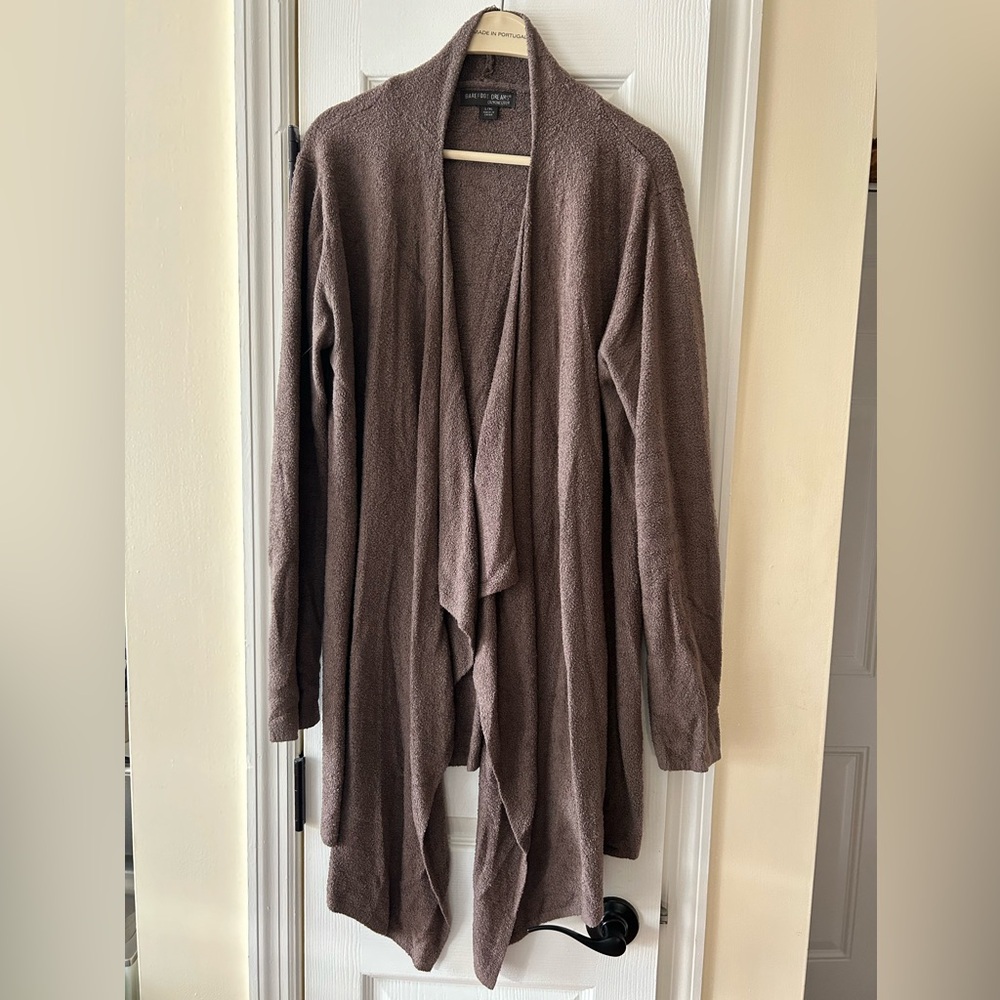Barefoot Dreams Cozychic Lite cardigan. Size L-XL